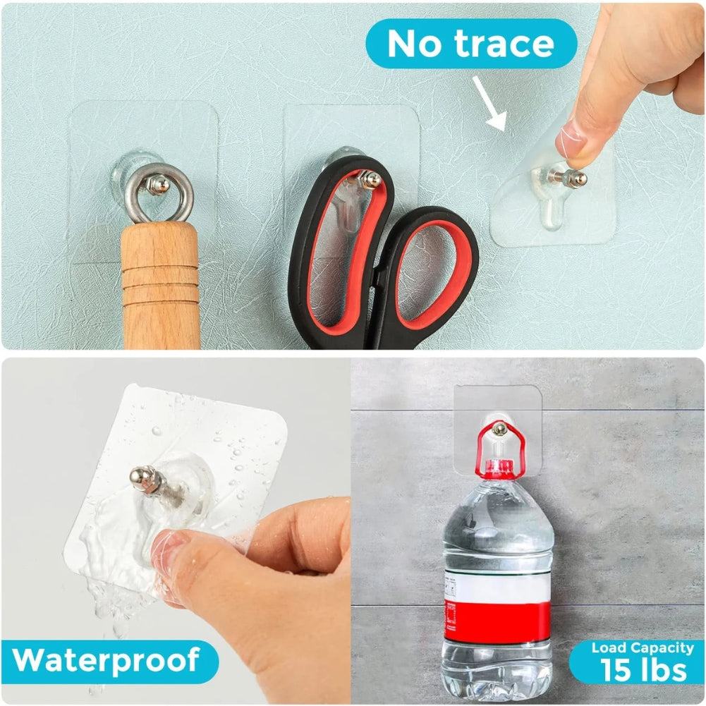 Self Adhesive Screw Hooks (12 Pack)
