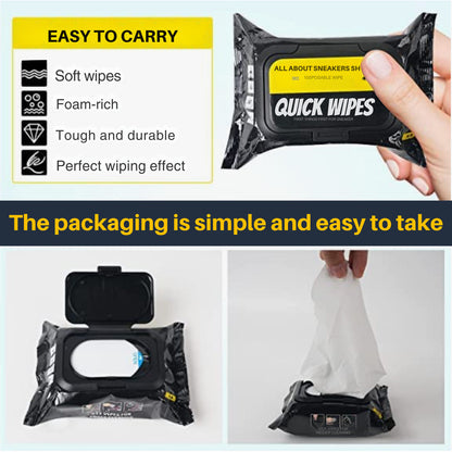 Shoes Cleaning Wipes (80 Wipes)